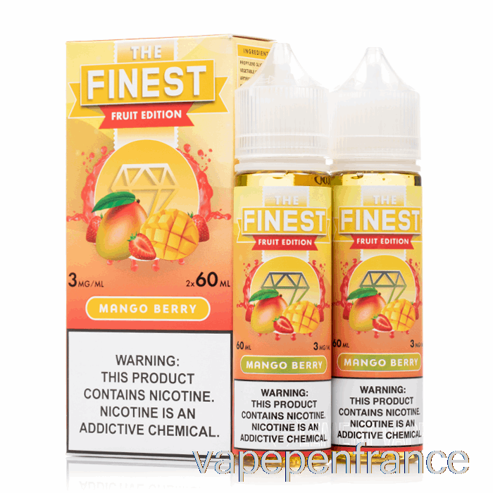 Baie De Mangue - La Plus Belle édition De Fruits - Stylo Vape 120 Ml 0 Mg